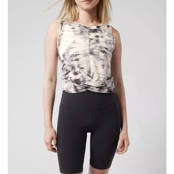 Athleta Inversion Athletic Twist Tank Top - Black & White - Size 3X - Picture 2 of 12